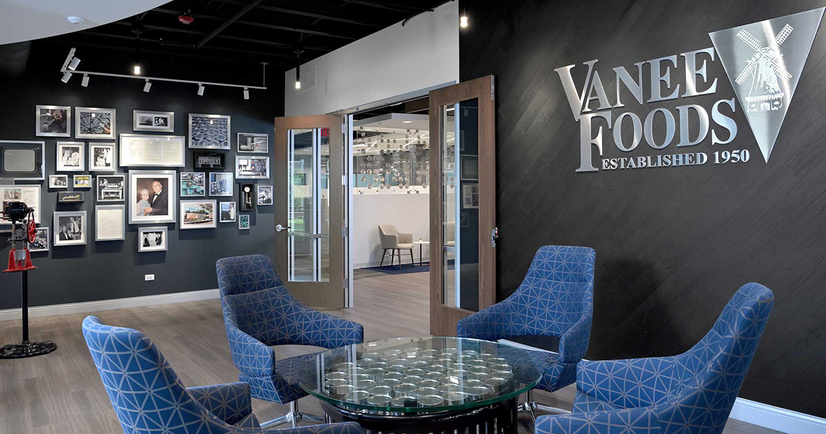Vanee Foods Company | Vertical Interior Design & Rieke Office Interiors | World Design Awards 2022