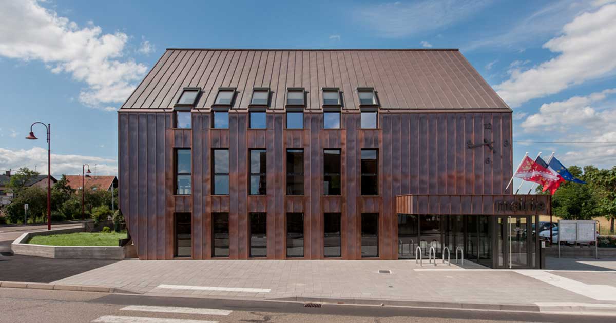 Nouveau Bâtiment Administratif BBC Pour Une Mairie by S&AA – Schweitzer & Associés Architectes | World Design Awards 2020