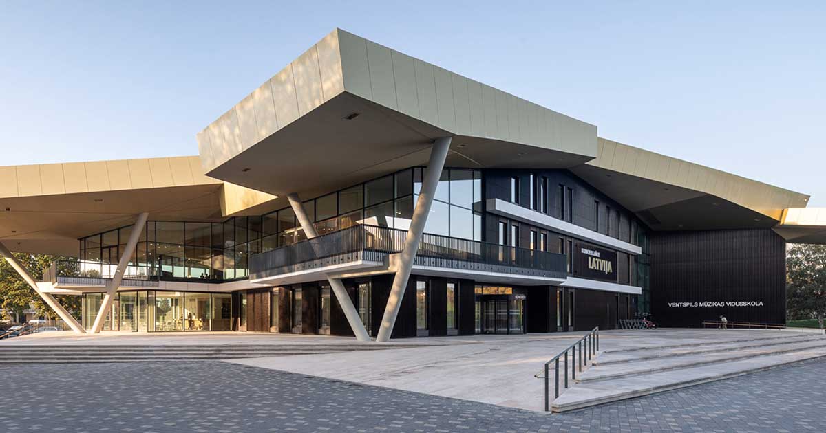 Transformation of Lielais laukums, Concert Hall “LATVIJA” and Ventspils Music school by haascookzemmrich STUDIO2050; Partner-in-Charge: David Cook | World Design Awards 2020