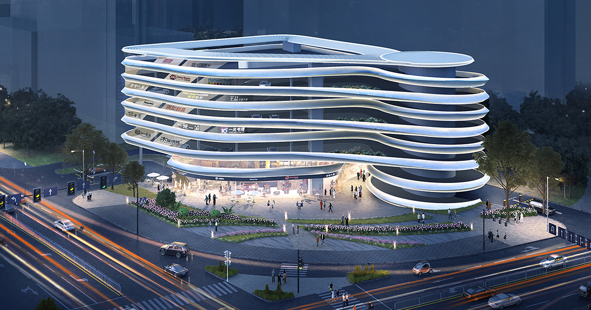 Dongguan CBD Parking Building | GWP Architects | World Design Awards 2021