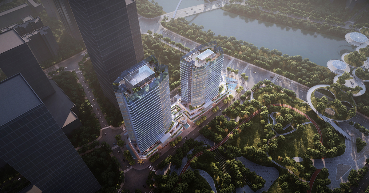 Chengdu Jiaozi Park Financial Business District C02 Plot | HZS | World Design Awards 2023