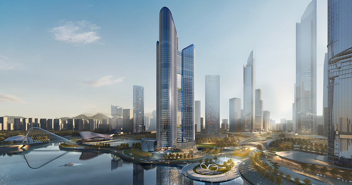 China-Singapore Guangzhou Knowledge City – Knowledge Tower | DP Architects Pte Ltd | World Design Awards 2023