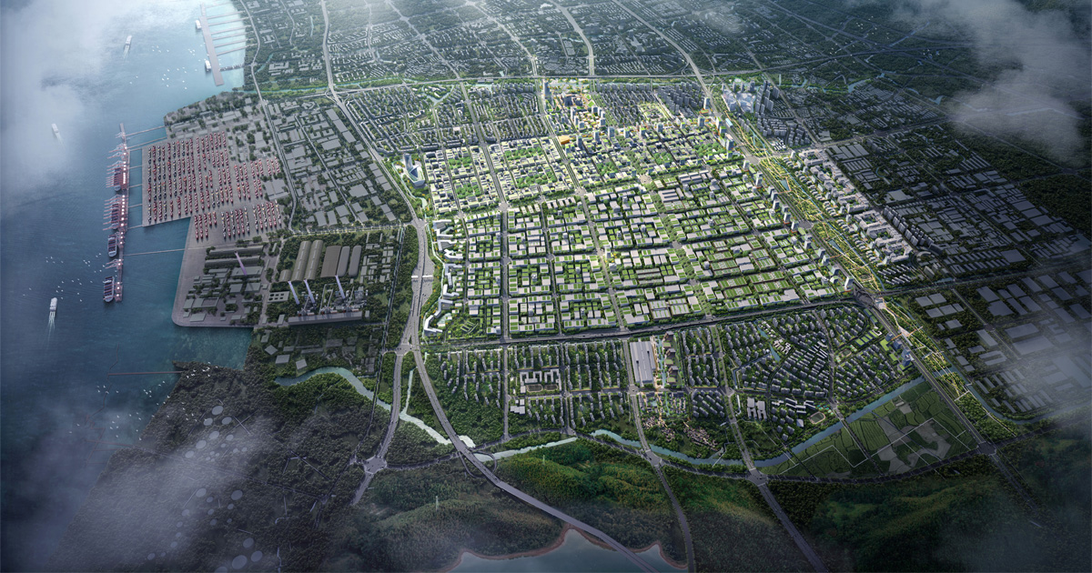 Conceptual planning and urban design for the renovation and upgrading of Ningbo Beilun Lingang Industrial Zone | DC ALLIANCE | World Design Awards 2023