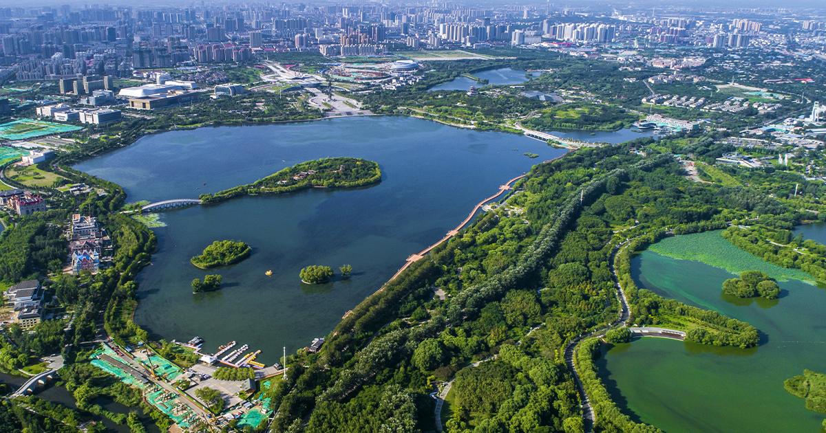 Turning Brownfields into an Urban Park: The Ecological Regeneration of South Lake Park in Tangshan | ZEHO ECO | World Design Awards 2023