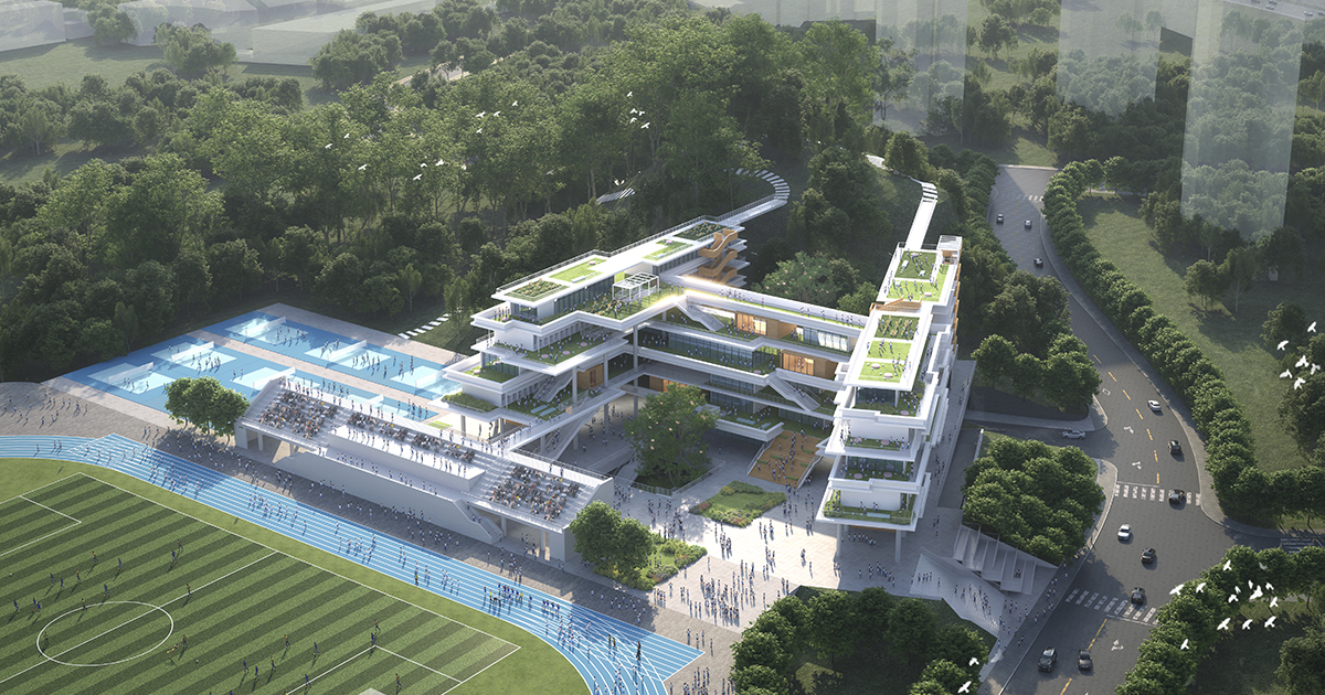 Schematic Design for Huiling Primary School | INSTITUTE OF ARCHITECTURAL DESIGN & RESEARCH, SHENZHEN UNIVERSITY, CO., LTD. | World Design Awards 2025